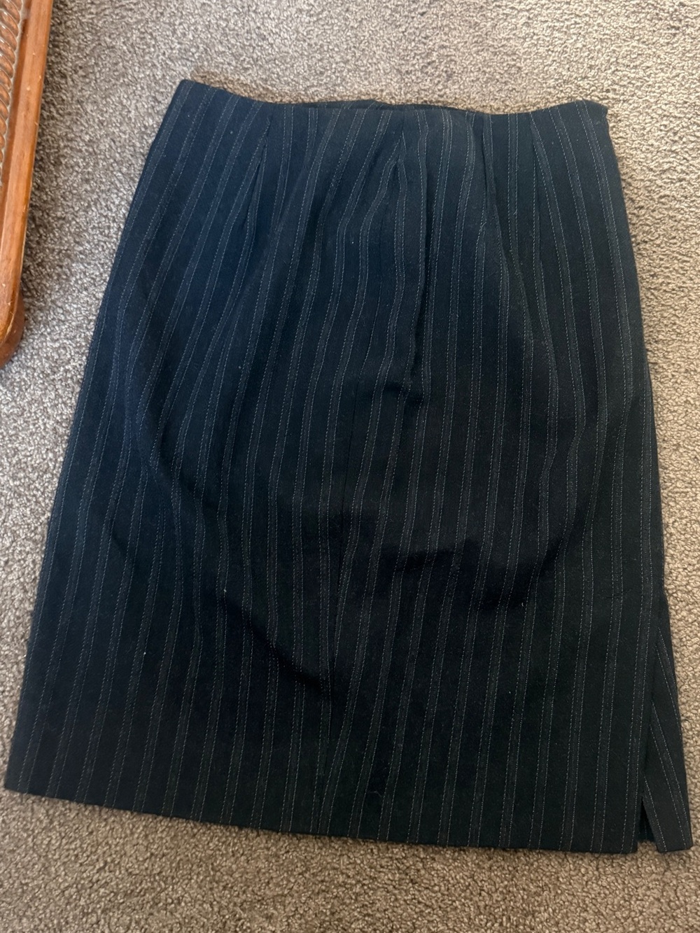 Dana buchman Classic Black Pinstripe Pencil Skirt